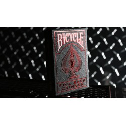 Bicycle Metalluxe Foil back Crimson Red