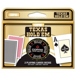 Copag Texas Holdem Set Red Black Jumbo Index
