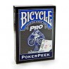 Bicycle Pro Poker Peek Albastru
